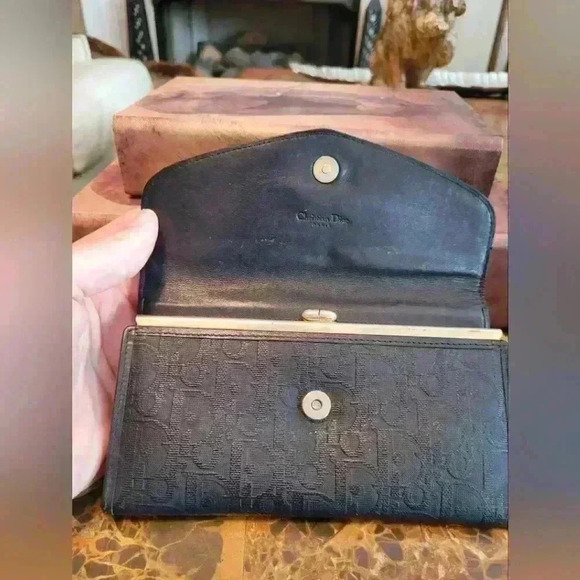 Christian Dior Navy Blue Vintage Wallet - Picture 4 of 10